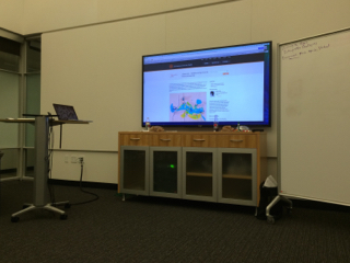 CESTA television for presentations